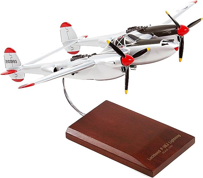 Amazon.com: P-38J Lightning Marge Richard Bong US Ace WWII Desktop